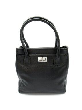 Chanel 2.55 Executive Small Tote Bag Leather Black